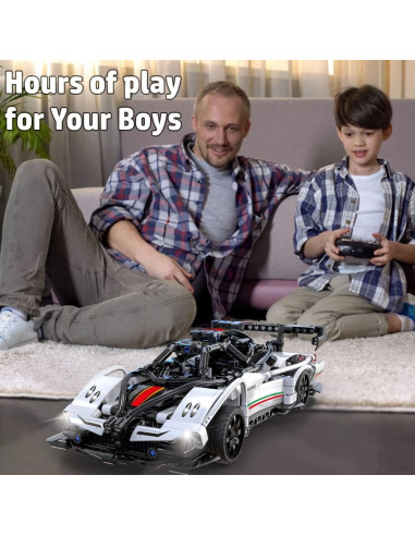 Kit de Construcción Coche RC WisePlay 1,01 kg 457 Piezas