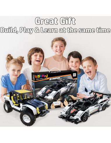 Kit de Construcción Coche RC WisePlay 1,01 kg 457 Piezas