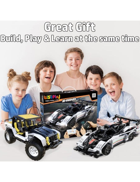 Kit de Construcción Coche RC WisePlay 1,01 kg 457 Piezas Kit de Construcción Coche RC WisePlay 1,01 kg 457 Piezas