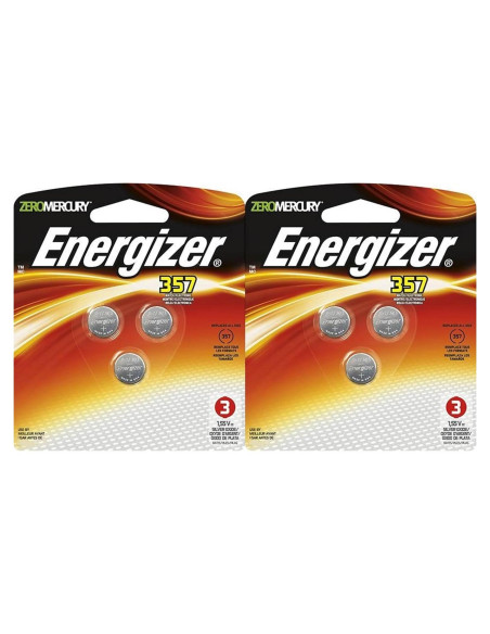 2 Paquetes de Baterías Energizer 357 para Reloj y Electrónica 2 Paquetes de Baterías Energizer 357 para Reloj y Electrónica