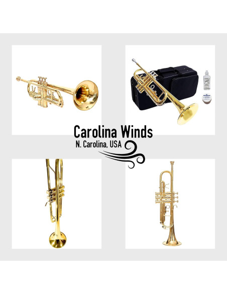 Trompeta Bb Carolina Winds CW201TPT para estudiantes Trompeta Bb Carolina Winds CW201TPT para estudiantes