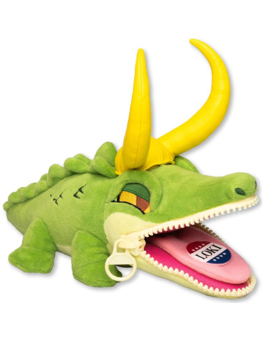 Peluche Alligator Loki Quantum Mechanix 30 cm Zippermouth