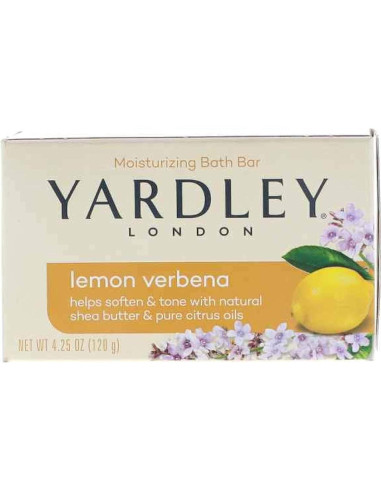 Jabón en barra Yardley London Verbena de Limón 141g Unisex