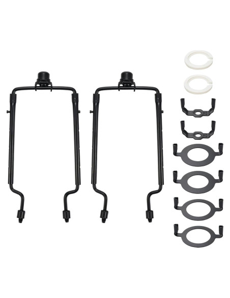 Kit Soporte Lámpara Ajustable Tsnamay 2 Conjuntos Negro Kit Soporte Lámpara Ajustable Tsnamay 2 Conjuntos Negro