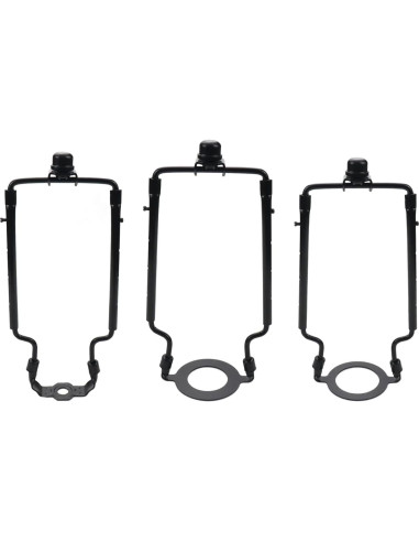 Kit Soporte Lámpara Ajustable Tsnamay 2 Conjuntos Negro