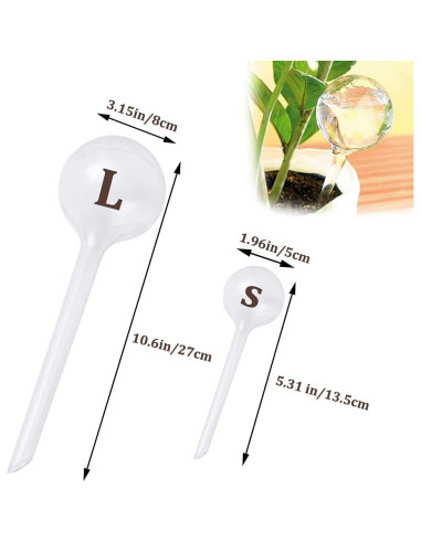 10 Esferas de Riego Automático Pynqdfu para Plantas