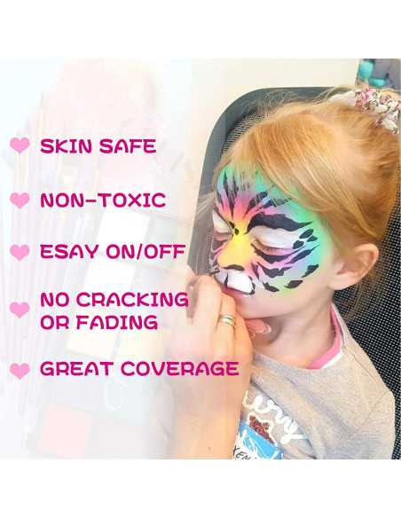Set de Pintura Facial UCANBE 15 Colores y 10 Pinceles Set de Pintura Facial UCANBE 15 Colores y 10 Pinceles