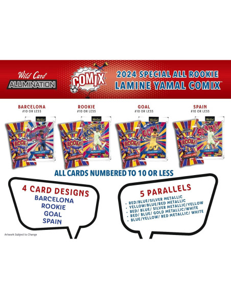 Caja de Cartas de Comercio Lamine Yamal 2024 - 5 Autógrafos Caja de Cartas de Comercio Lamine Yamal 2024 - 5 Autógrafos