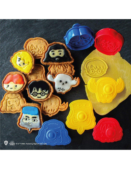 Cortadores de Galletas Cinereplicas Harry Potter - Set 5 Cortadores de Galletas Cinereplicas Harry Potter - Set 5