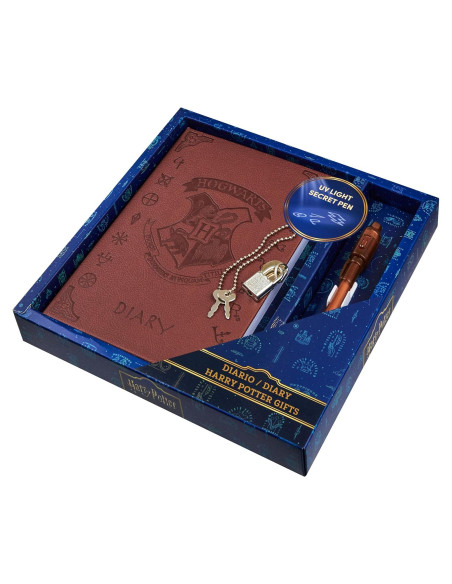 Diario Secreto Harry Potter Cerda con Cerradura y Tinta Invisible Diario Secreto Harry Potter Cerda con Cerradura y Tinta Invisible