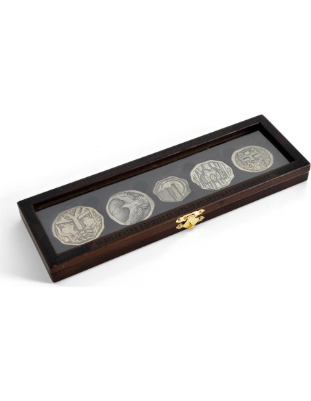 Conjunto de Monedas Enano The Noble Collection 5 monedas Conjunto de Monedas Enano The Noble Collection 5 monedas