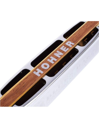 Hohner Blues Harp Armónica Clave E 10 Cuerdas Doussie