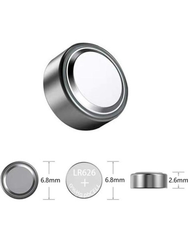 Baterías de Reloj SKOANBE 10Pack SR626SW 1.5V Larga Duración