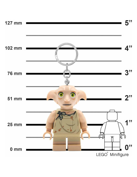 LEGO Harry Potter Llavero Luz Dobby 6.35 cm - Incluye Baterías LEGO Harry Potter Llavero Luz Dobby 6.35 cm - Incluye Baterías
