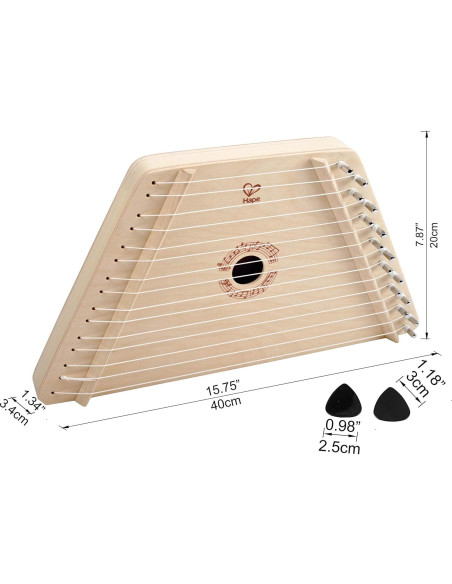 Hape Happy Harp Arpa Musical de Madera para Niños Hape Happy Harp Arpa Musical de Madera para Niños