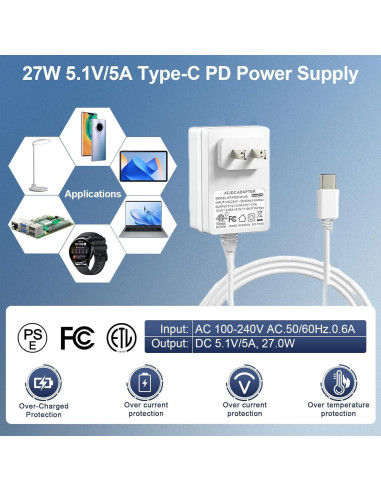 Kit Vemico Raspberry Pi 5 8GB RAM + Fuente 27W + 32GB
