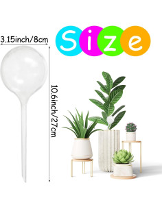 10 Esferas de Riego Jgalnim 25cm para Plantas Automáticas 2
