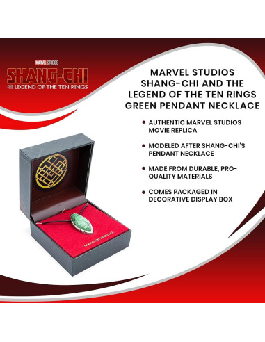 Collar Colgante Verde Shang-Chi Marvel Studios Replica