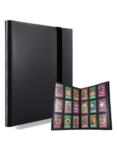Álbum de Cartas AITIME Negro 360 Capacidad MTG YuGiOh