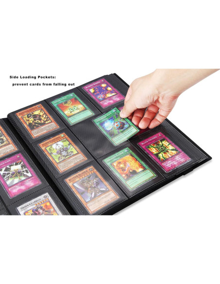 Álbum de Cartas AITIME Negro 360 Capacidad MTG YuGiOh Álbum de Cartas AITIME Negro 360 Capacidad MTG YuGiOh