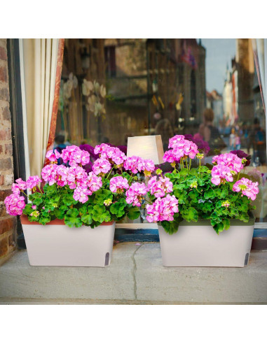 Macetas Rectangulares Autorriego Amazing Creation - Set de 3