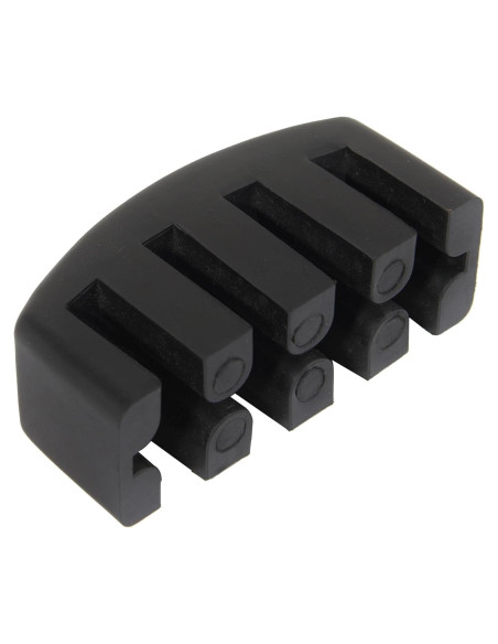 Silenciador de Violonchelo Goma Práctica 71x37mm Negro Silenciador de Violonchelo Goma Práctica 71x37mm Negro