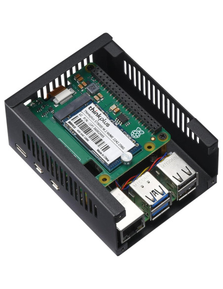 Caja de Metal iUniker para Raspberry Pi 5 con Accesorios Caja de Metal iUniker para Raspberry Pi 5 con Accesorios