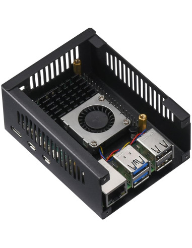 Caja de Metal iUniker para Raspberry Pi 5 con Accesorios