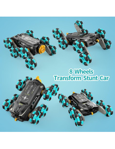 Coche de Acrobacias RC 8WD Gampop - Control Remoto 2.4Ghz 2