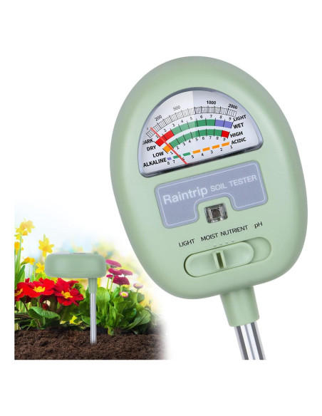 Medidor de Humedad del Suelo Raintrip 4-en-1 para Plantas Medidor de Humedad del Suelo Raintrip 4-en-1 para Plantas