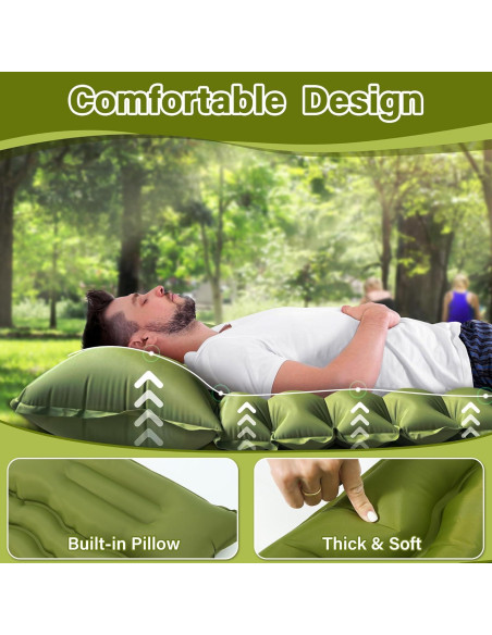 Colchoneta Autoinflable Depotner Doble 198x140 cm 10 cm Grosor Colchoneta Autoinflable Depotner Doble 198x140 cm 10 cm Grosor
