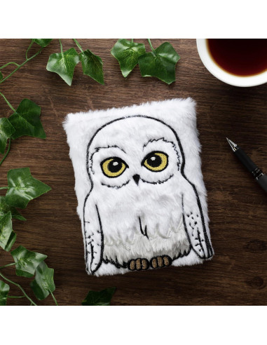 Diario de Peluche Hedwig Harry Potter 216 Páginas con Llave
