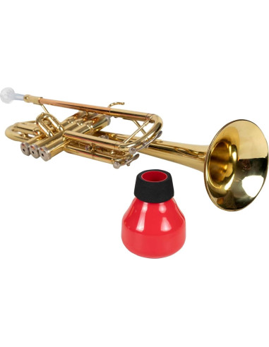Silenciador de Trompeta PAMPET ZOE Ligero Rojo 0.23 kg