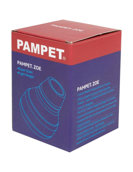 Silenciador de Trompeta PAMPET ZOE Ligero Rojo 0.23 kg Silenciador de Trompeta PAMPET ZOE Ligero Rojo 0.23 kg