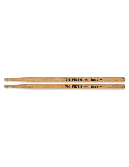 Palos de Batería Vic Firth 5BT Terra Madera 109.5g Palos de Batería Vic Firth 5BT Terra Madera 109.5g