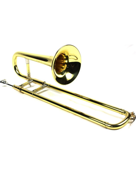 Trombón Mini Diginex Bb Laca Dorada con Estuche y Boquilla Trombón Mini Diginex Bb Laca Dorada con Estuche y Boquilla