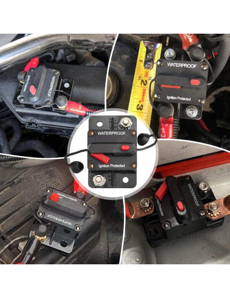 Disyuntor RED WOLF 60A para Barco y ATV DC 12V-48V Disyuntor RED WOLF 60A para Barco y ATV DC 12V-48V