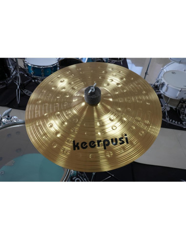 Set de Platillos para Batería 5 Piezas Keerpusi Dorado