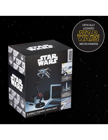 Luz de escritorio LED Paladone ala X multicolor 14.99 cm Luz de escritorio LED Paladone ala X multicolor 14.99 cm