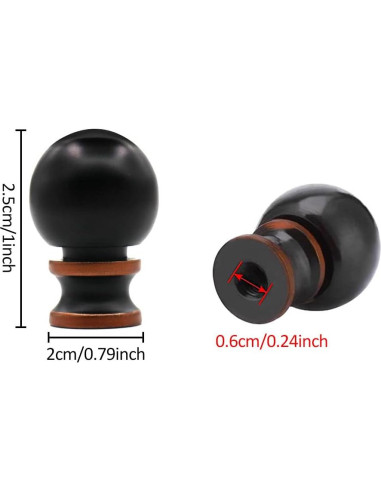 Soporte de Pantalla de Lámpara Dveda 20 cm Ajustable 2 Pack