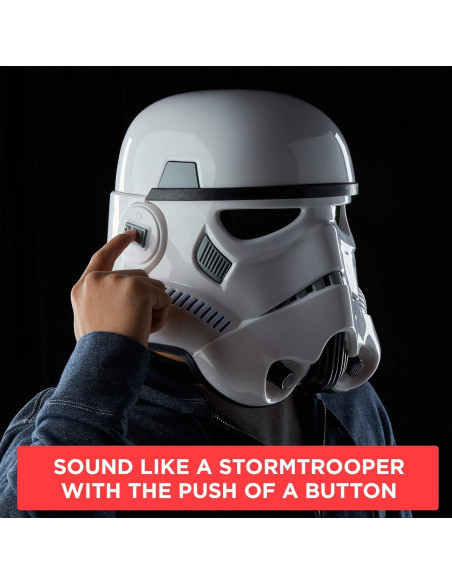 Casco Stormtrooper Star Wars con Cambiador de Voz Casco Stormtrooper Star Wars con Cambiador de Voz