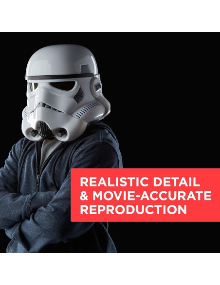 Casco Stormtrooper Star Wars con Cambiador de Voz Casco Stormtrooper Star Wars con Cambiador de Voz