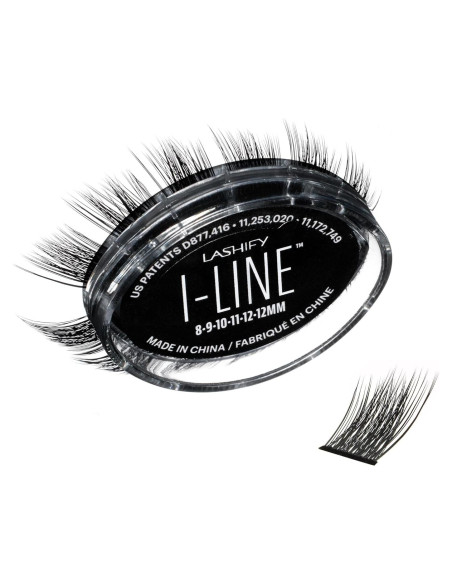 Pestañas Falsas Lashify I-Line Largo 8-12mm Efecto Delineador Pestañas Falsas Lashify I-Line Largo 8-12mm Efecto Delineador