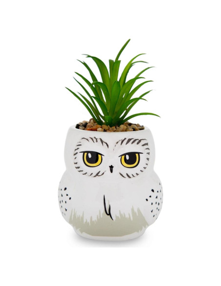 Maceta Mini Hedwig Cerámica 7,62 cm con Suculenta Artificial Maceta Mini Hedwig Cerámica 7,62 cm con Suculenta Artificial