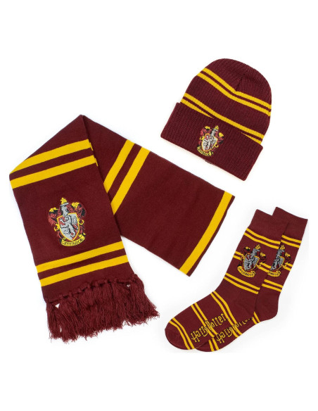 Conjunto 3 Piezas Harry Potter Bufanda Gorra Calcetines Conjunto 3 Piezas Harry Potter Bufanda Gorra Calcetines