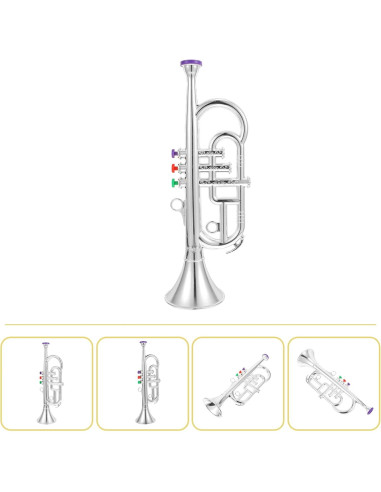 Trompeta de Juguete Toyvian para Niños, Musical 33.5x11 cm