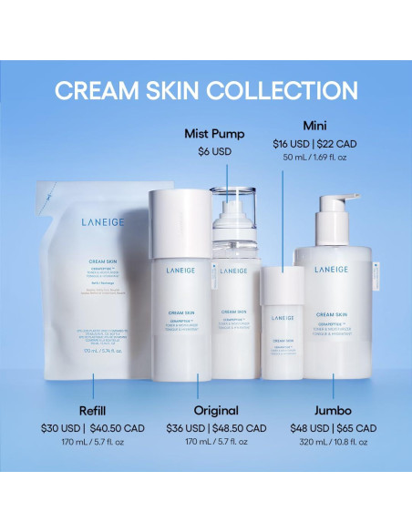Tónico Humectante Laneige 170 ml Ceramidas y Péptidos Tónico Humectante Laneige 170 ml Ceramidas y Péptidos