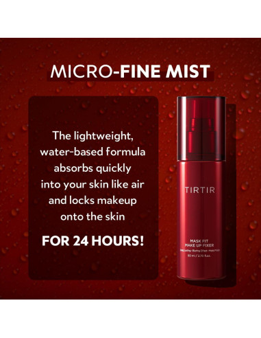 TIRTIR Spray Fijador de Maquillaje 80 ml Larga Duración