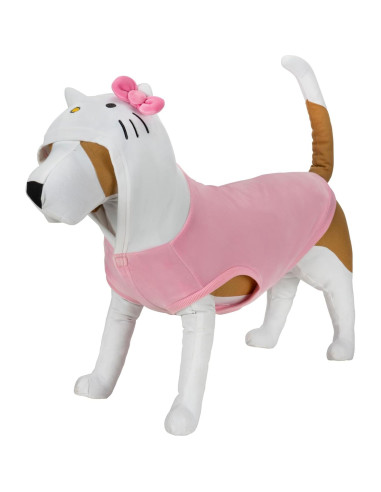 Sudadera para Perro Hello Kitty - Terciopelo Suave Mediana