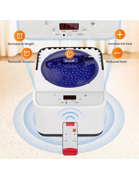 Máquina de vapor para sauna Simivol ZG-4L 1500W 4L Máquina de vapor para sauna Simivol ZG-4L 1500W 4L